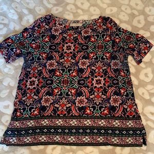 Floral loft XL top